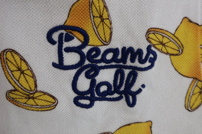 BEAMS GOLF(ビームスゴルフ) ポロシャツ レモン柄 レディース M A-2