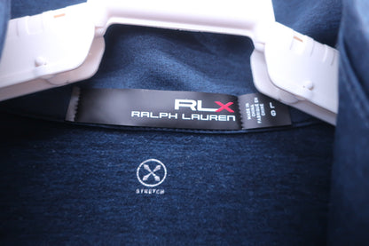 RLX RALPH LAUREN(アールエルエックス) 長袖ハーフジップシャツ ネイビー メンズ LG A-2