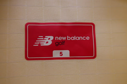 New Balance golf(ニューバランスゴルフ) 接触冷感4WAYストレッチポロシャツ 黄色総柄 メンズ 5 012-0168001 A-2