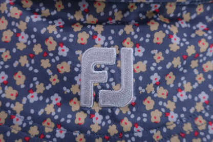 FOOTJOY(フットジョイ) ポロシャツ グレー黄色総花柄 メンズ L A-5