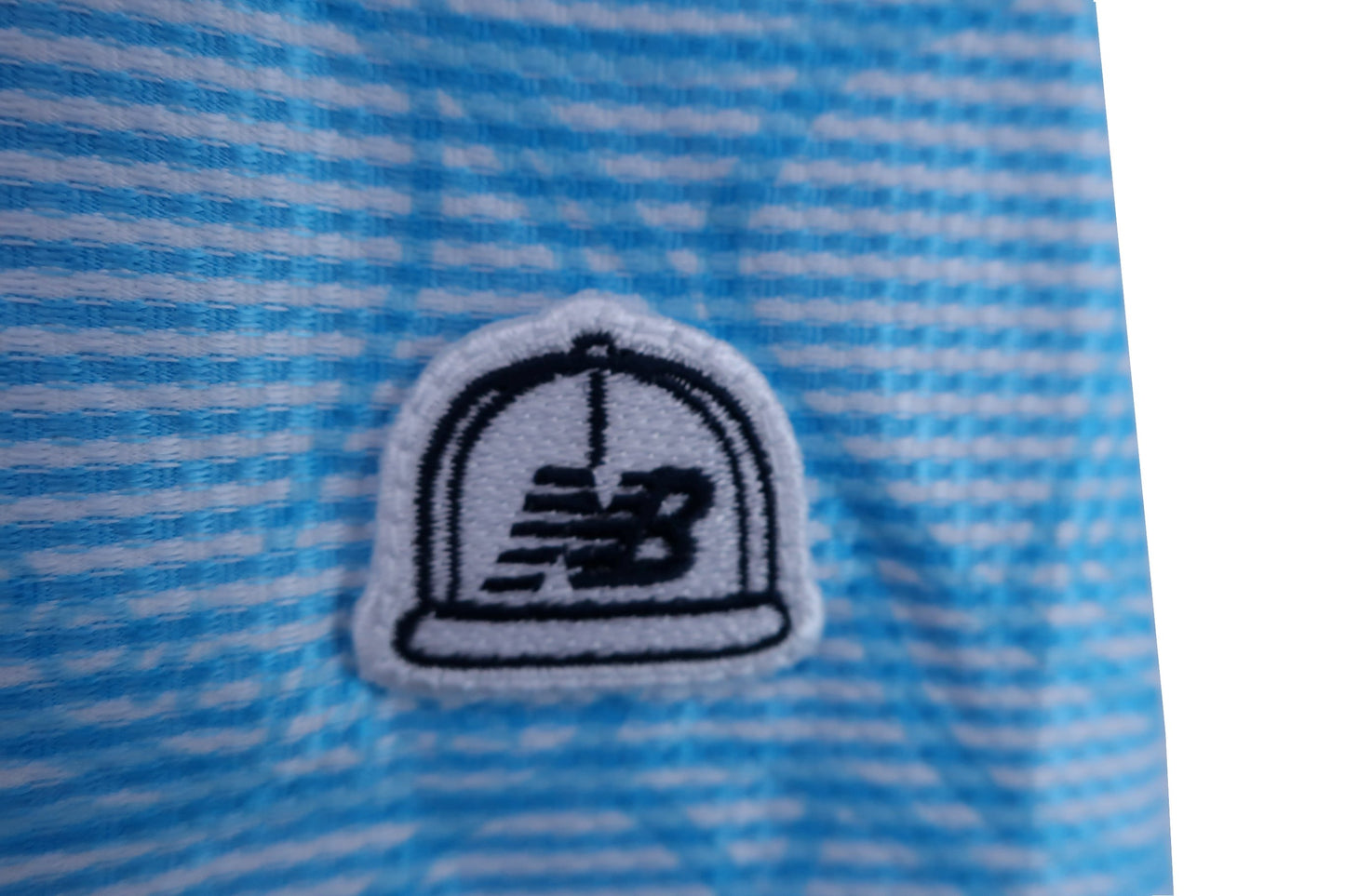 New Balance golf(ニューバランスゴルフ) ポロシャツ 水色総柄 メンズ 6 012-9168009 A-4