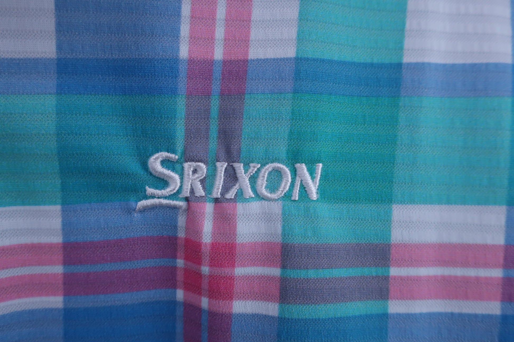 SRIXON(スリクソン) ポロシャツ パステルチェック柄 メンズ L A-4
