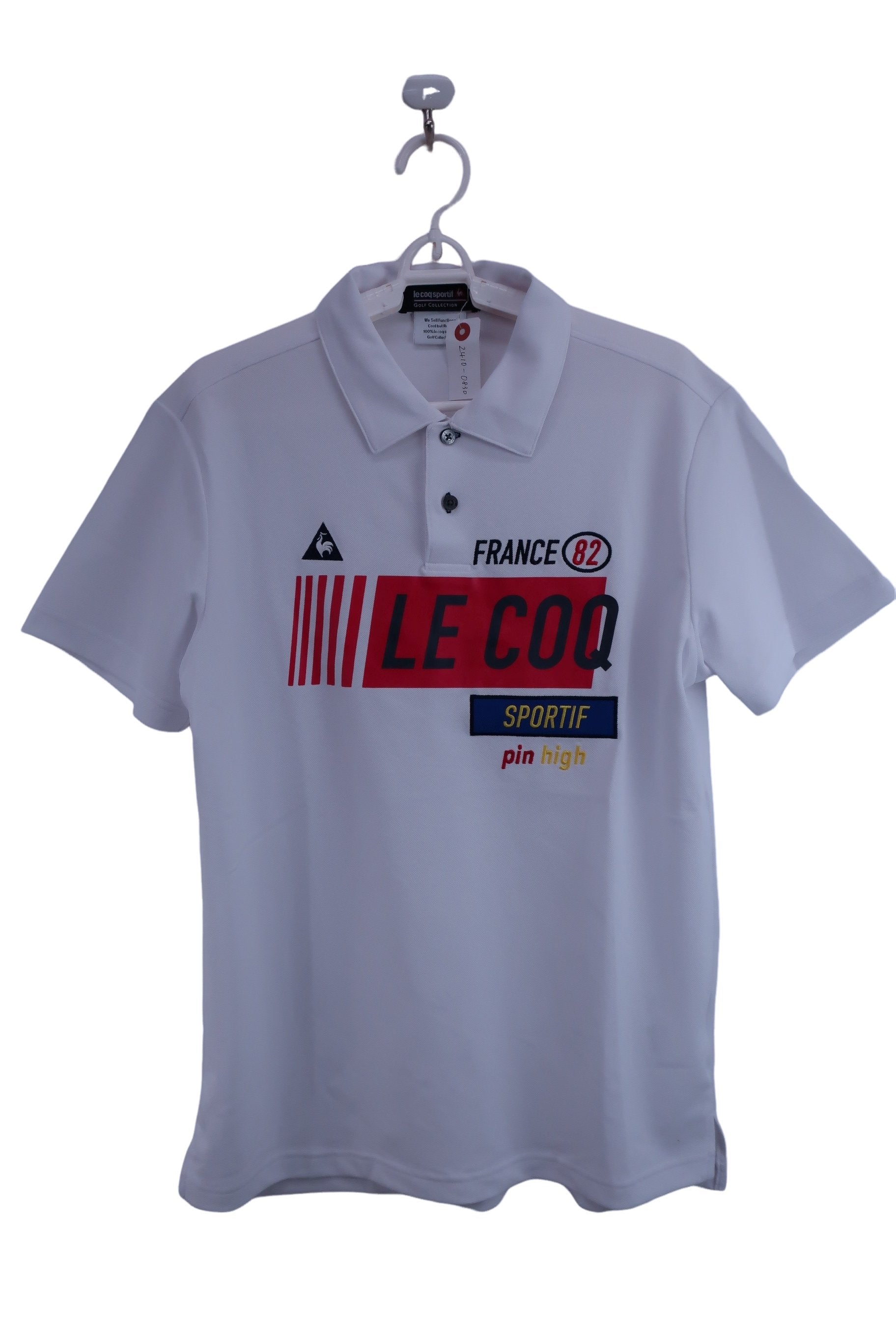 le coq sportif(ルコックスポルティフ) ポロシャツ 白 メンズ L S-1