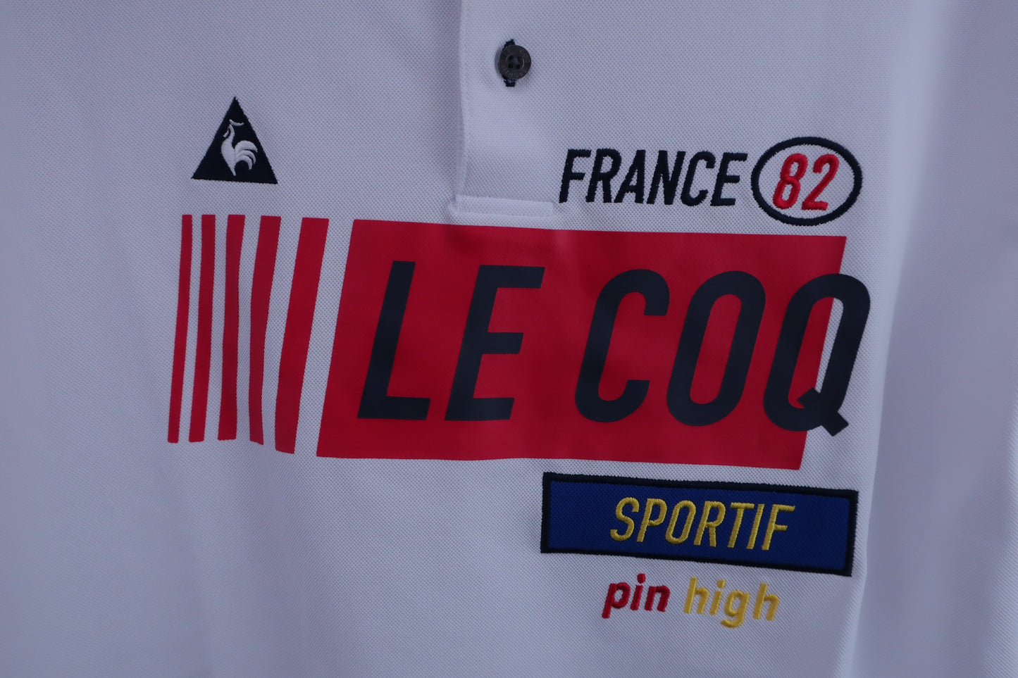 le coq sportif(ルコックスポルティフ) ポロシャツ 白 メンズ L S-3
