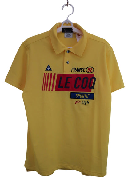 le coq sportif(ルコックスポルティフ) ポロシャツ 黄色 メンズ L S-1