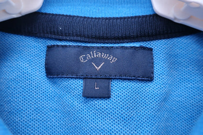 Callaway(キャロウェイ) ポロシャツ 青 メンズ L 241-9151409 A-3