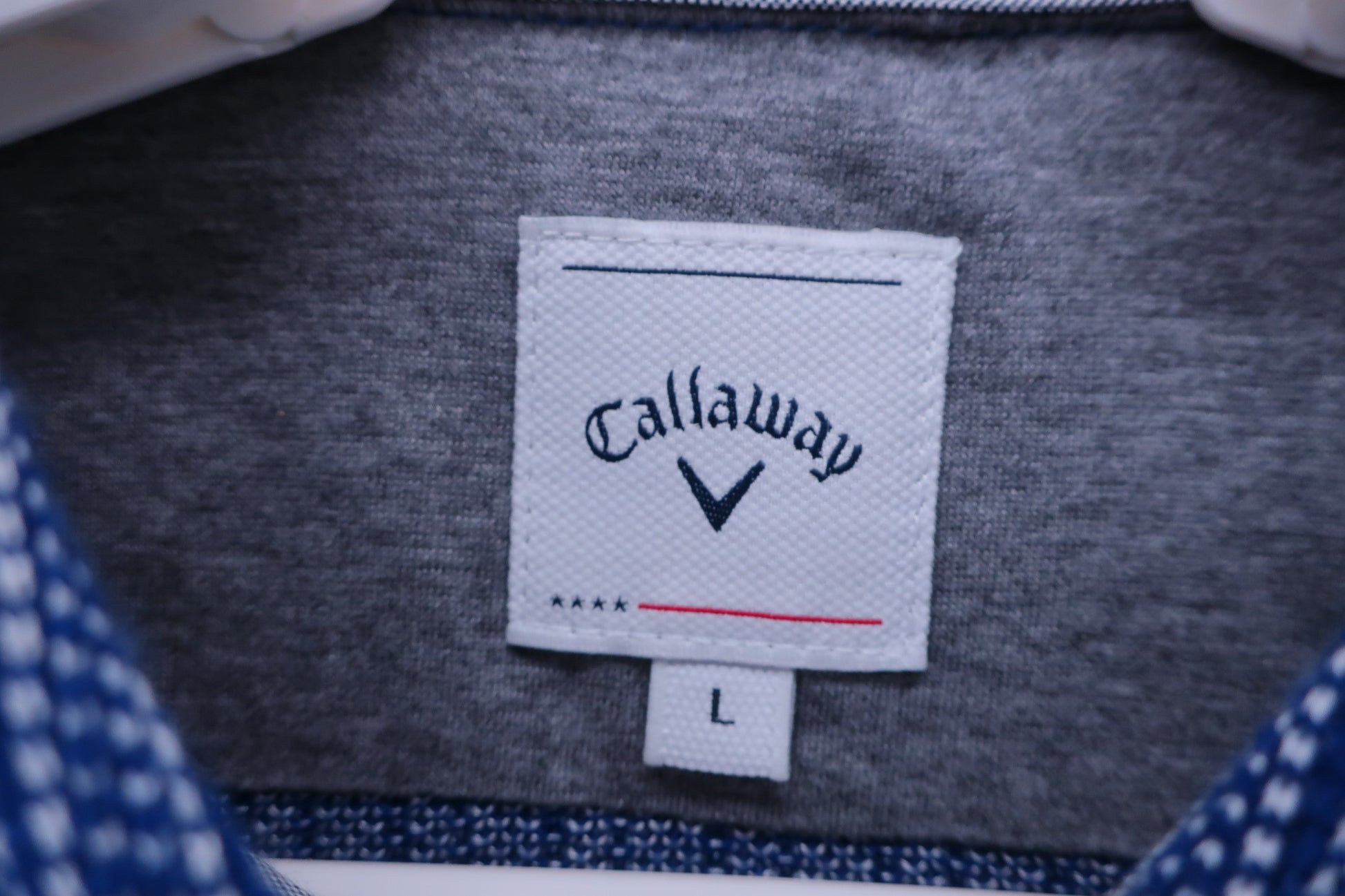 Callaway(キャロウェイ) 長袖ポロシャツ 青ストライプ メンズ L 241-9256002 S-2