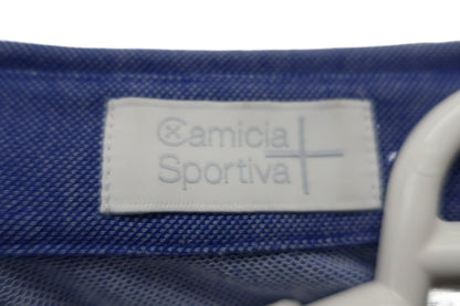 Camicia Sportiva+(カミーチャスポルティーバプラス) ポロシャツ 青 メンズ 50 A-2