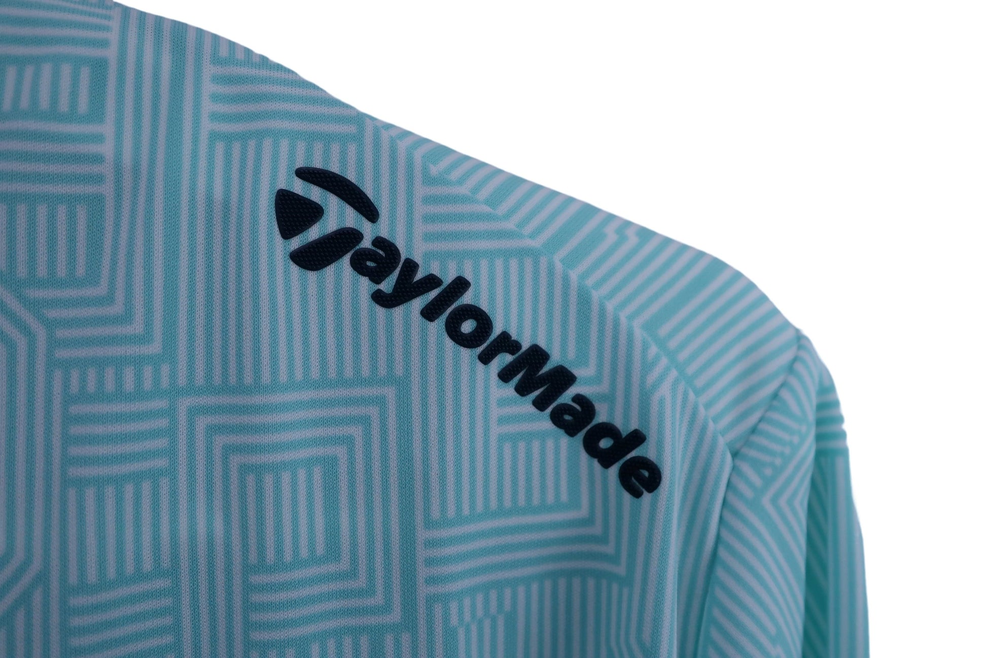 TaylorMade(テーラーメイド) ポロシャツ ミントグリーン総柄 メンズ L B-6