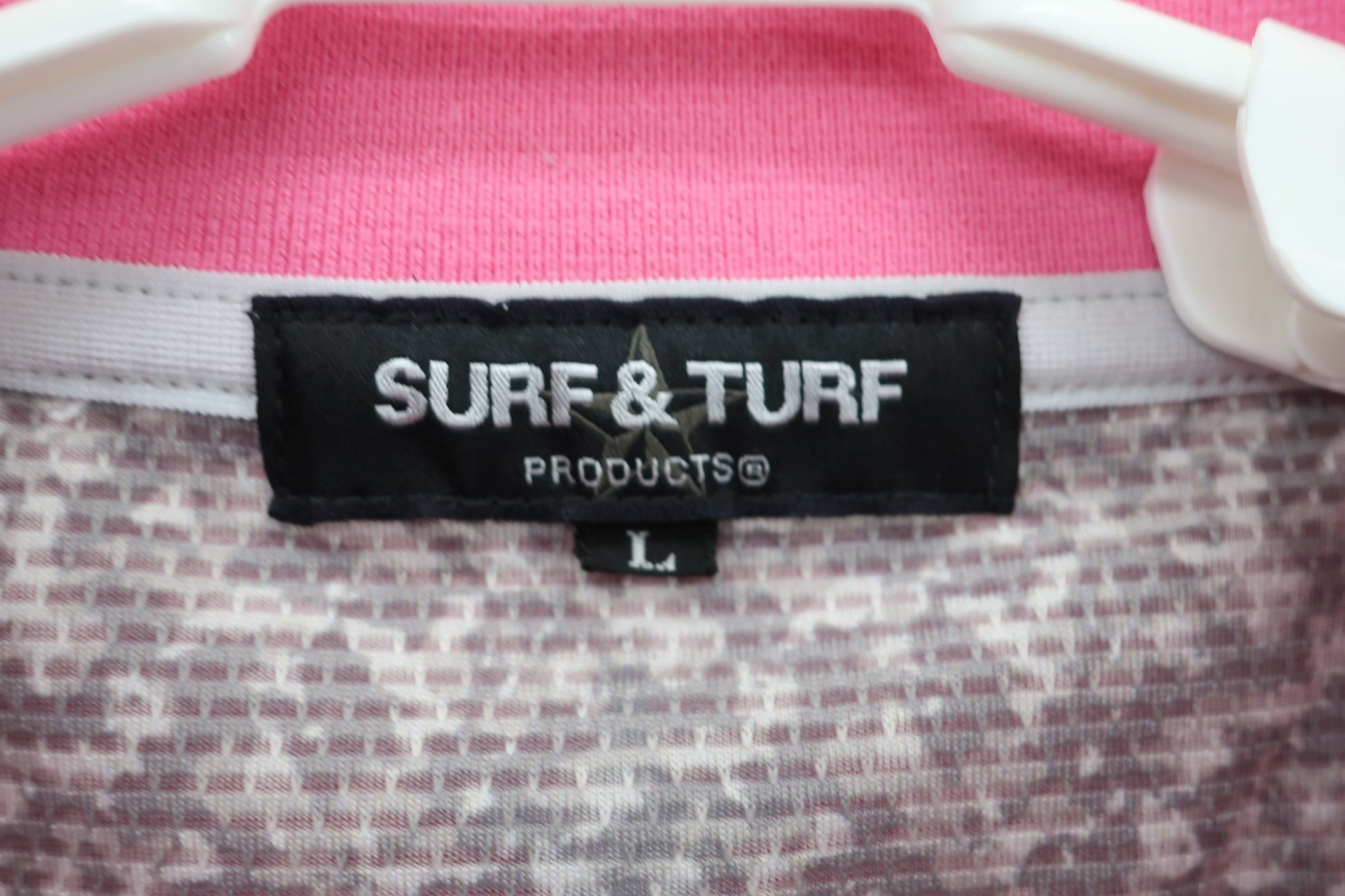SURF&TURF(サーフ＆ターフ) ポロシャツ ピンク メンズ L B-2