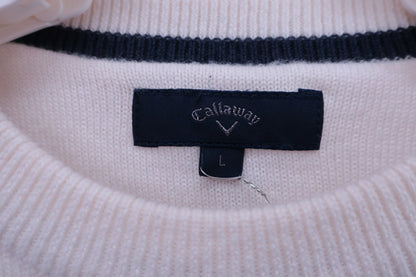 Callaway(キャロウェイ) セーター 白 メンズ L 241-8260504 A-2