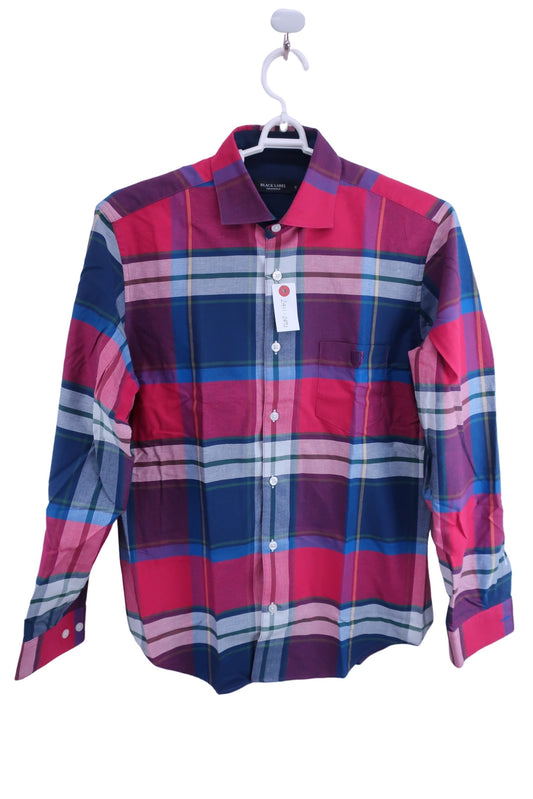 CRESTBRIDGE 長袖シャツ 赤紺チェック メンズ M A-1