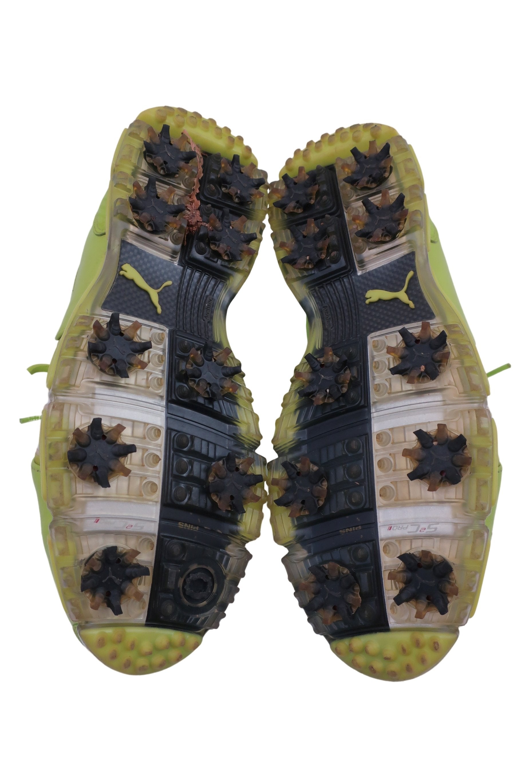 PUMA GOLF(プーマゴルフ) ゴルフシューズ 黄緑色 メンズ 26.0cm