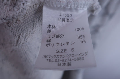 ZOY(ゾーイ) フード付きノースリーブワンピース 白グレーカモフラ柄 レディース S B-7