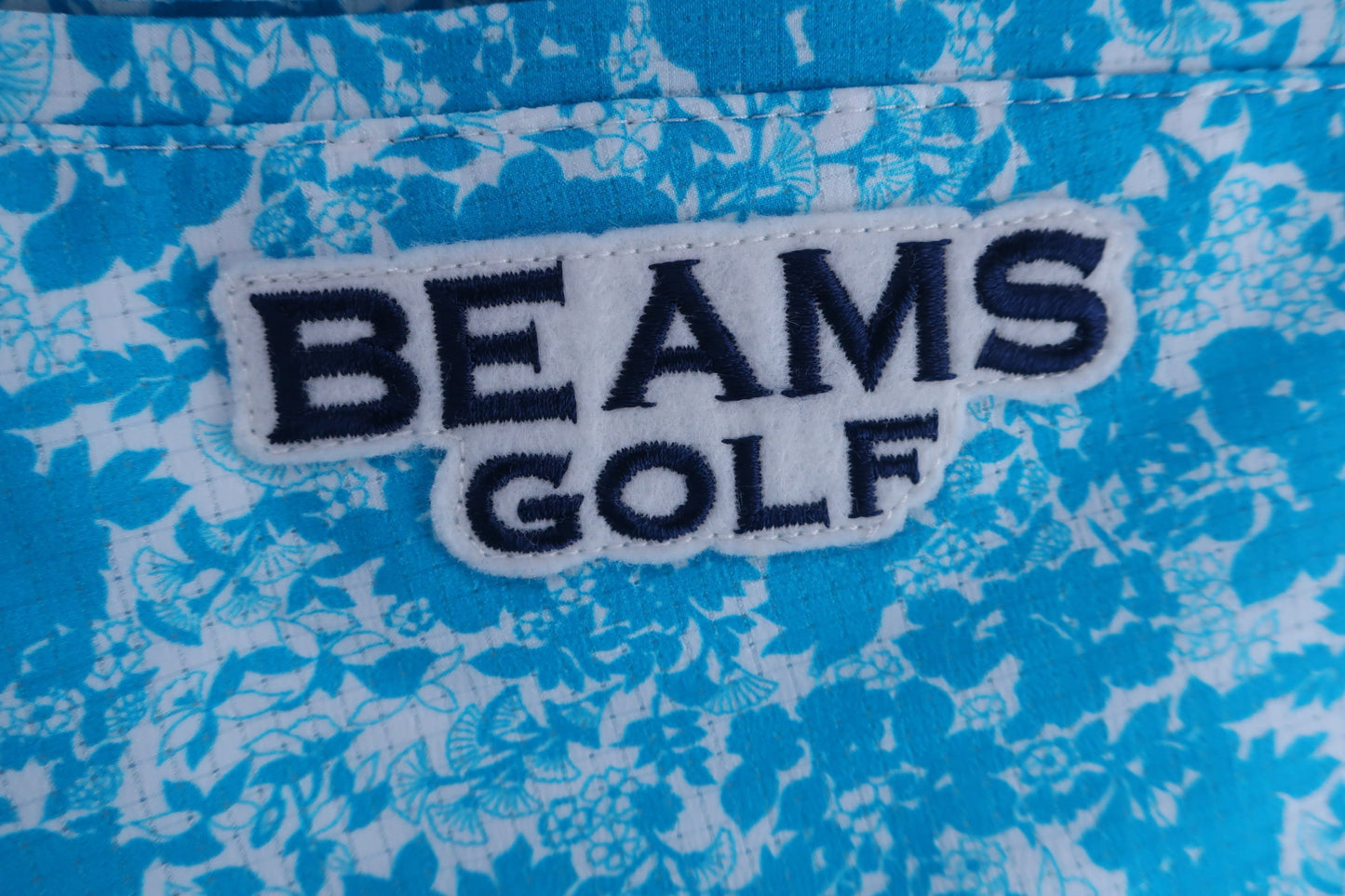 BEAMS GOLF(ビームスゴルフ) パンツ 水色総柄 レディース L A-3