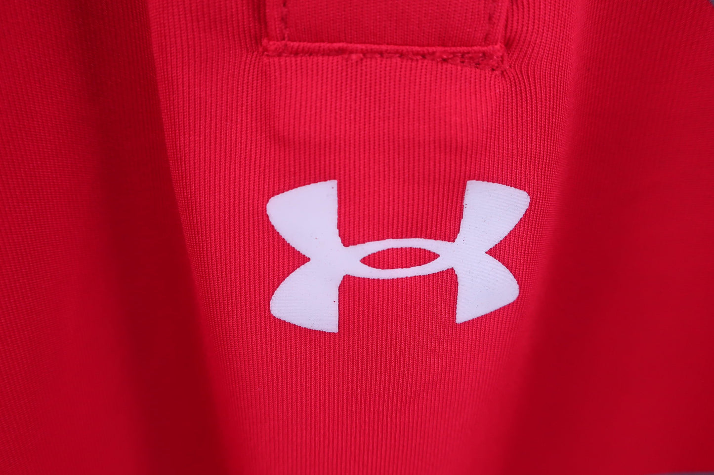 UNDER ARMOUR(アンダーアーマー) 長袖ポロシャツ 赤 メンズ XL N-2