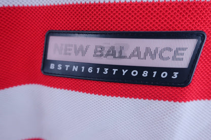 New Balance golf(ニューバランスゴルフ) ポロシャツ 白赤ボーダー紺 メンズ 7 012-0160009 N-2