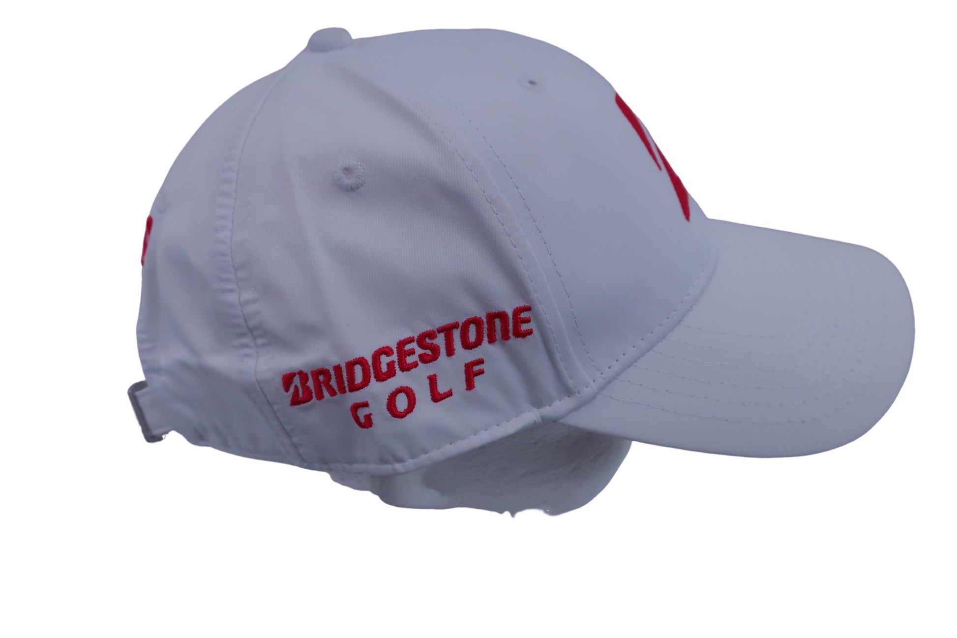 BRIDGESTONE GOLF(ブリヂストンゴルフ) キャップ 白赤 メンズ フリーサイズ N-6