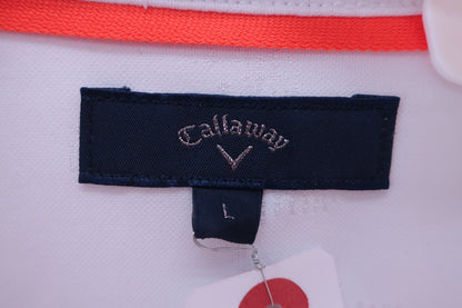 Callaway(キャロウェイ) ポロシャツ 白 メンズ L 241-8157505 A-3