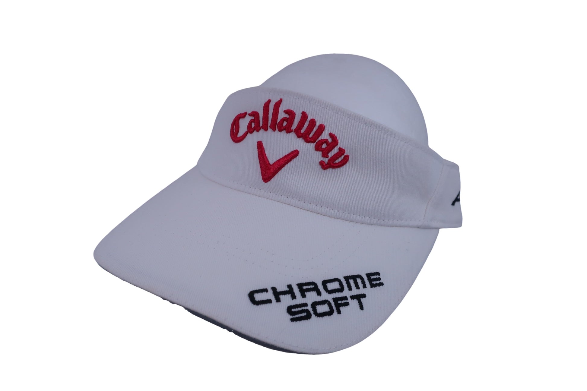 Callaway(キャロウェイ) サンバイザー 白赤 メンズ フリーサイズ A-1