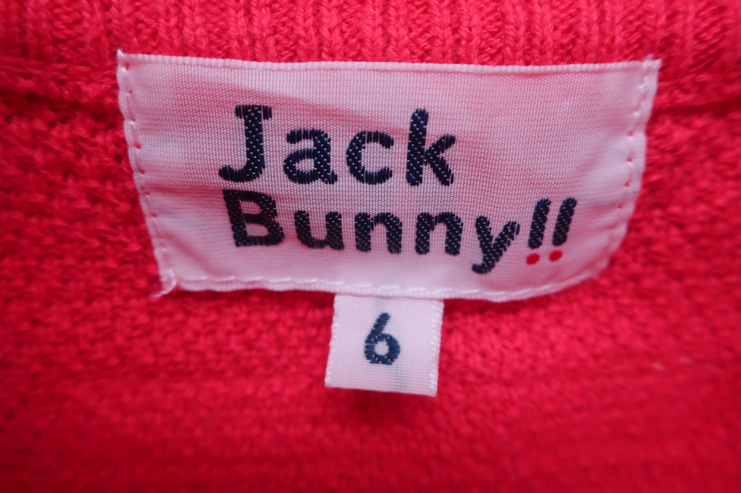 Jack Bunny(ジャックバニー) フルジップブルゾン 赤 メンズ 6 262-9172141 B-3