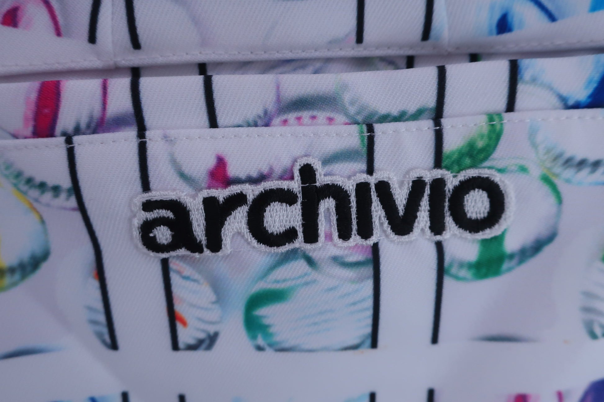 archivio(アルチビオ) スカート 白ビー玉柄 レディース 36 A056423 A-7