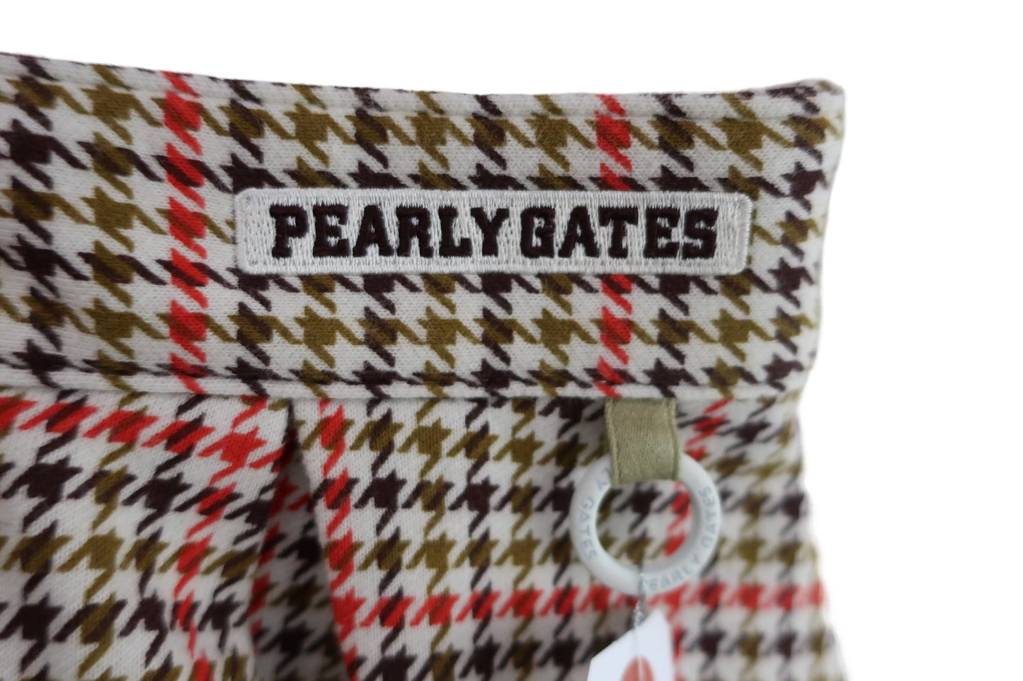 PEARLY GATES(パーリーゲイツ) スカート ベージュ千鳥柄 レディース 1 055-7234912 A-4