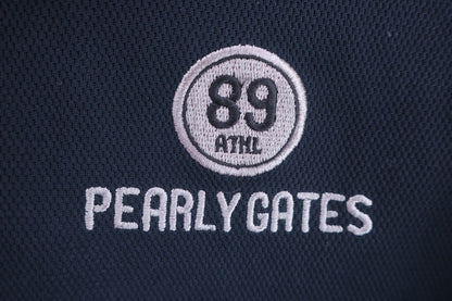 PEARLY GATES(パーリーゲイツ) 長袖ハーフジップシャツ 黒 レディース 2 055-166073 A-2