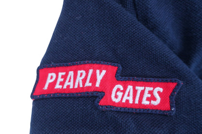 PEARLY GATES(パーリーゲイツ) ポロシャツ ネイビー レディース 0 055-160399 B-4