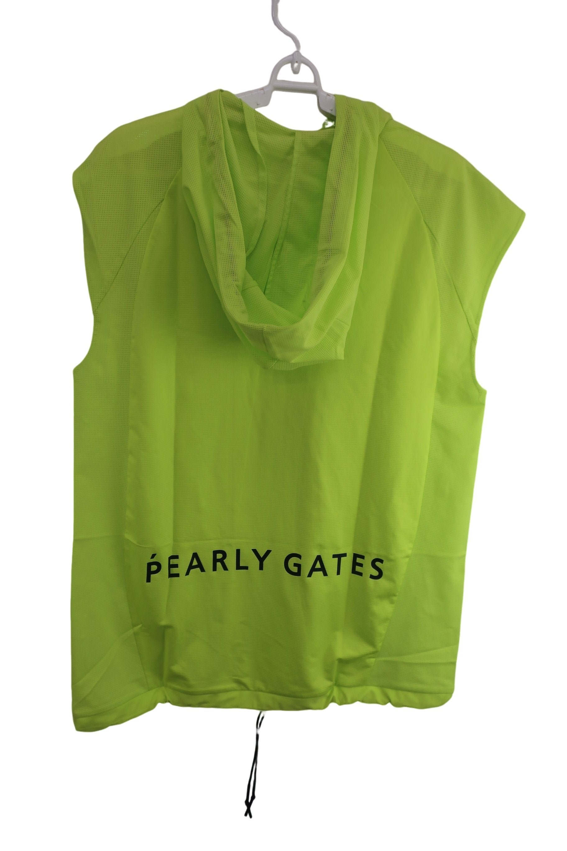 PGG PEARLY GATES(ピージージー) フード付きベスト イエロー レディース 0 055-9164502 B-4