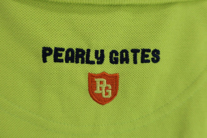 PEARLY GATES(パーリーゲイツ) ノースリーブポロシャツ 黄色 レディース 0 055-9260708 A-4