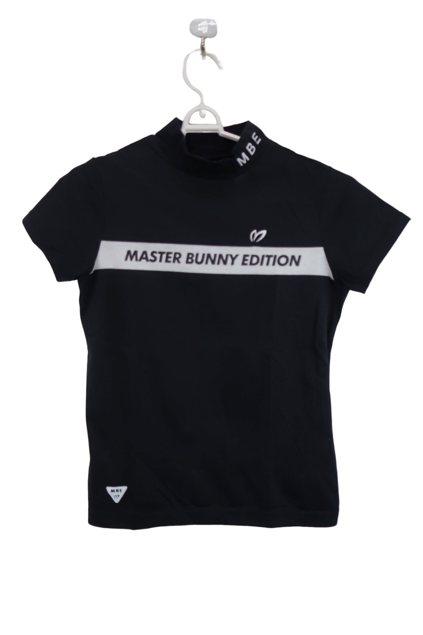 MASTER BUNNY EDITION(マスターバニーエディション) 半袖モックネックシャツ ブラック レディース 0 759-0267752 A-1