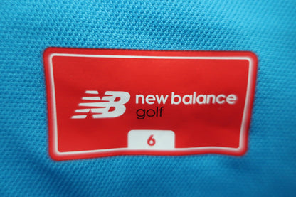 New Balance golf(ニューバランスゴルフ) ポロシャツ 水色 メンズ 6 012-8160002 A-2