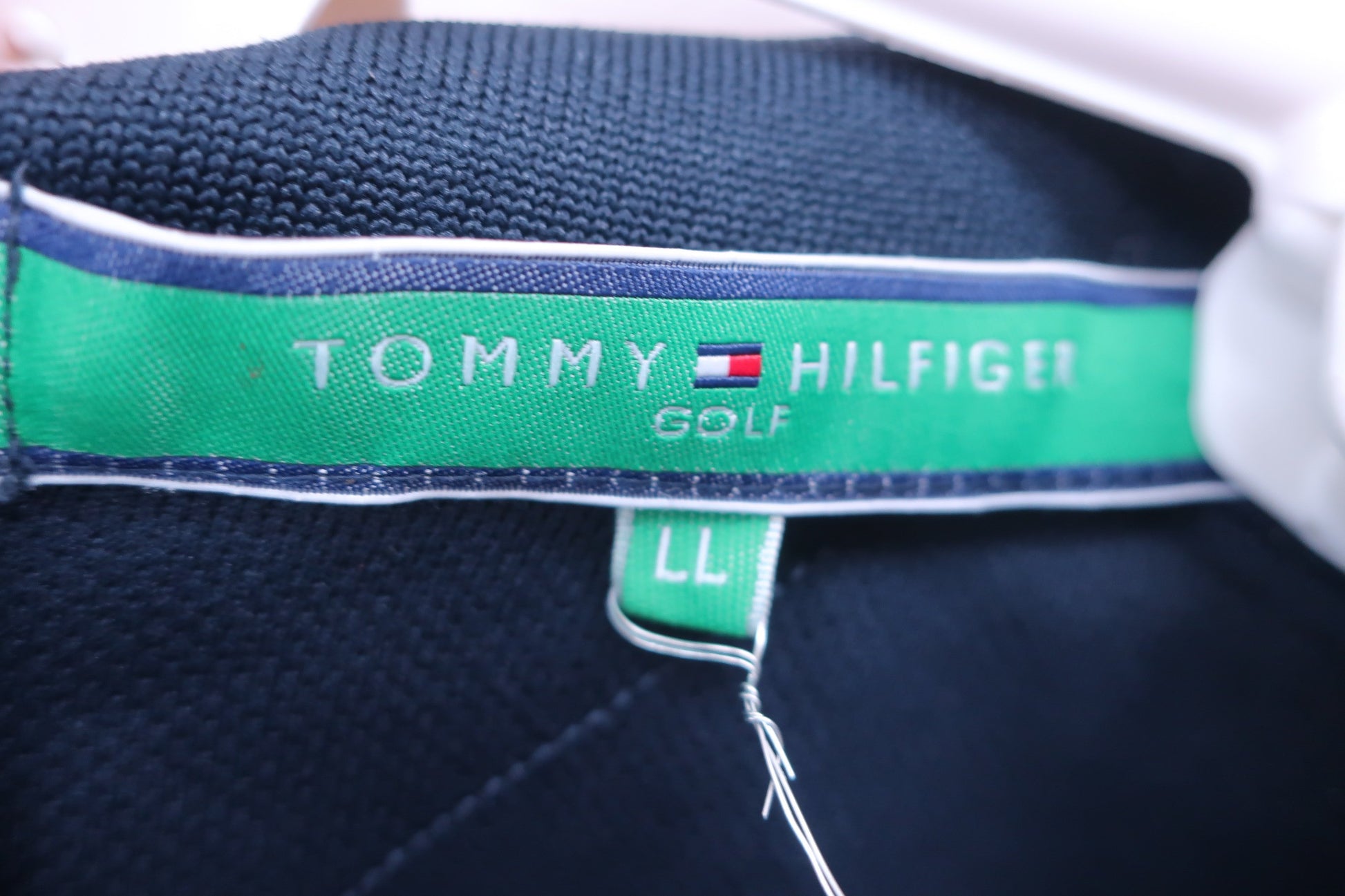 TOMMY HILFIGER GOLF(トミーヒルフィガーゴルフ) ポロシャツ ネイビー レディース LL A-3