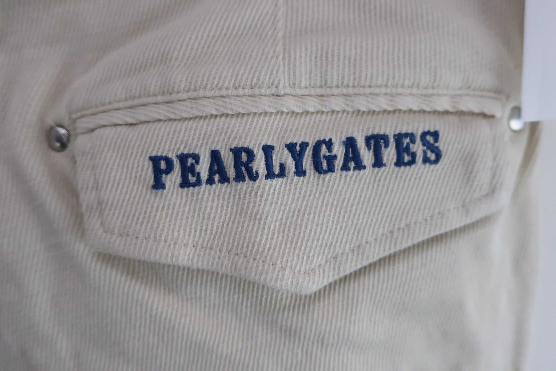 PEARLY GATES(パーリーゲイツ) パンツ クリーム色 メンズ 5 053-131303 B-6