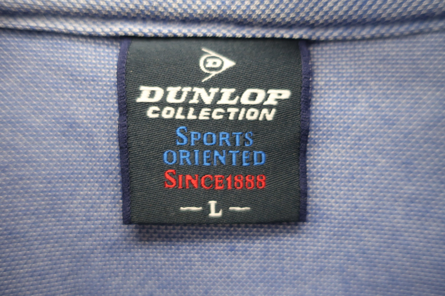 DUNLOP(ダンロップ) 長袖ポロシャツ 青 メンズ L A-4