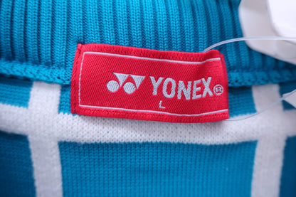 YONEX(ヨネックス) ベスト 白青チェック レディース L N-3