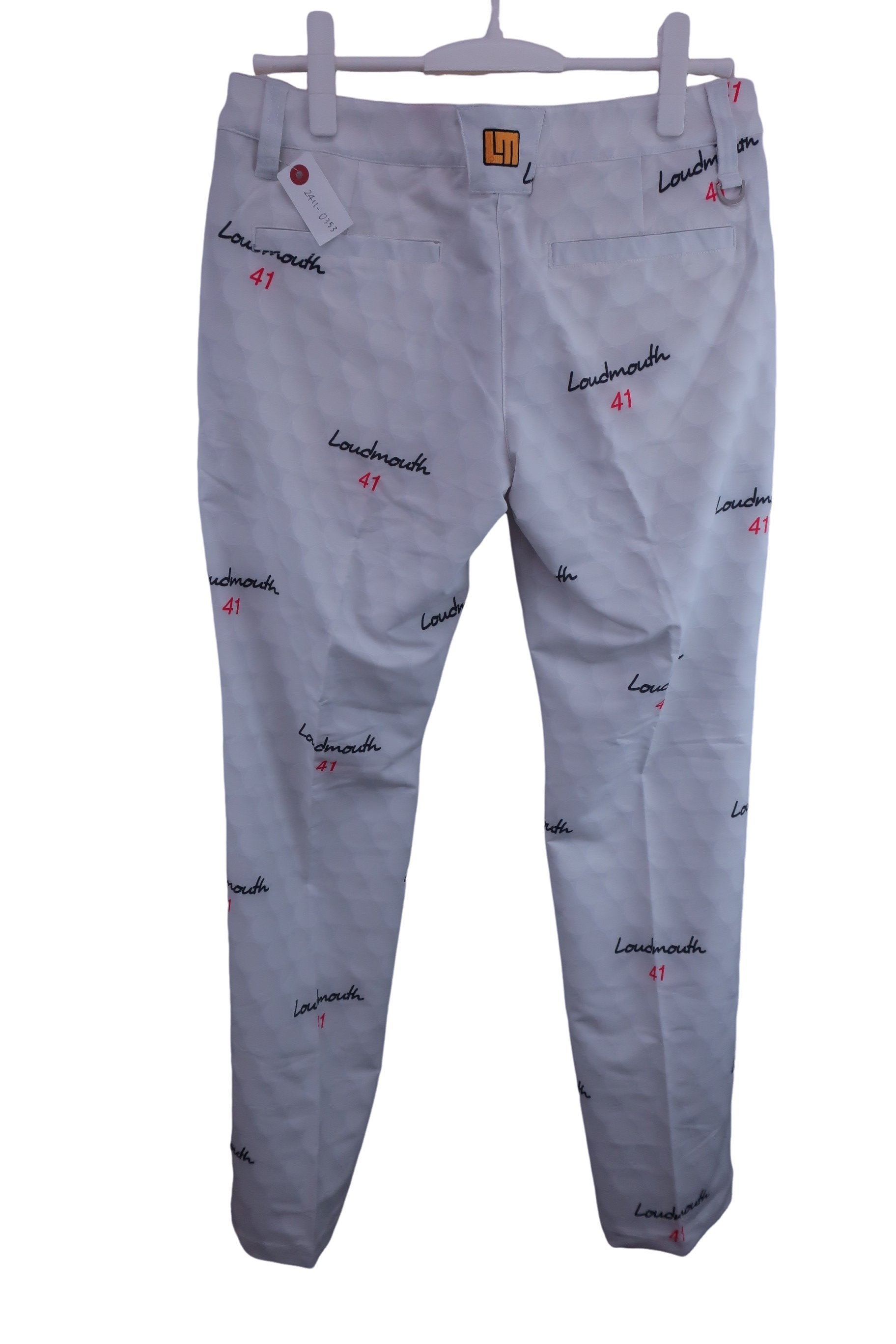 LOUDMOUTH(ラウドマウス) パンツ ホワイト レディース LL 767-357 N-4