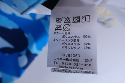 LOUDMOUTH(ラウドマウス) スカート 青カモフラ柄 レディース L A-6