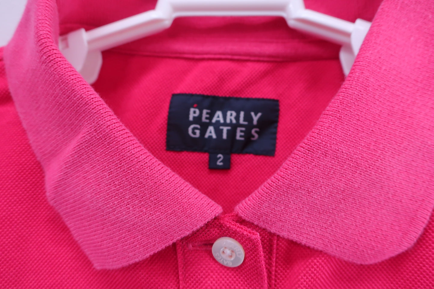 PEARLY GATES(パーリーゲイツ) ポロシャツ 赤 レディース 2 055-7260758 B-4