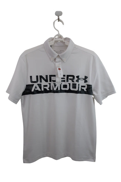 UNDER ARMOUR(アンダーアーマー) ポロシャツ 白 メンズ M A