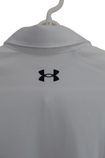 UNDER ARMOUR(アンダーアーマー) ポロシャツ 白 メンズ M A
