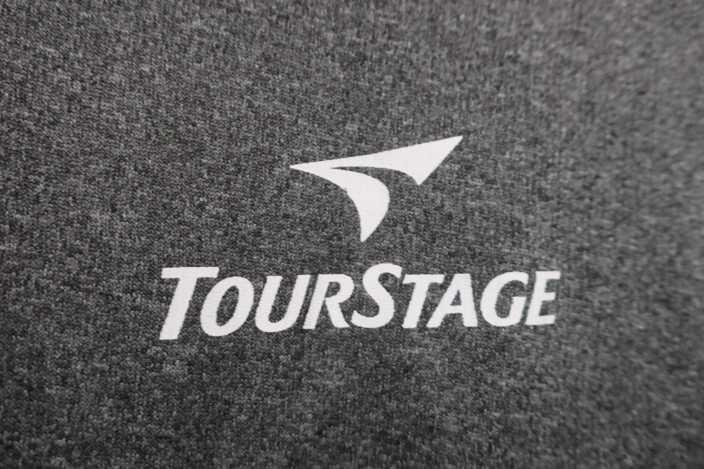 TOURSTAGE(ツアーステージ) 半袖ハーフジップシャツ グレー メンズ M A