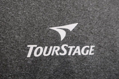 TOURSTAGE(ツアーステージ) 半袖ハーフジップシャツ グレー メンズ M A