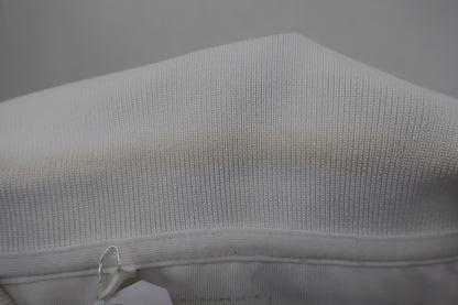 adidas(アディダス) ポロシャツ 白赤ボーダー メンズ L B