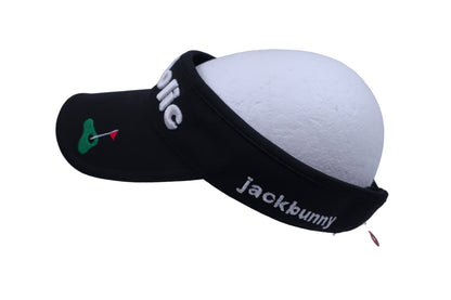 Jack Bunny(ジャックバニー) サンバイザー 黒 レディース フリーサイズ A-2