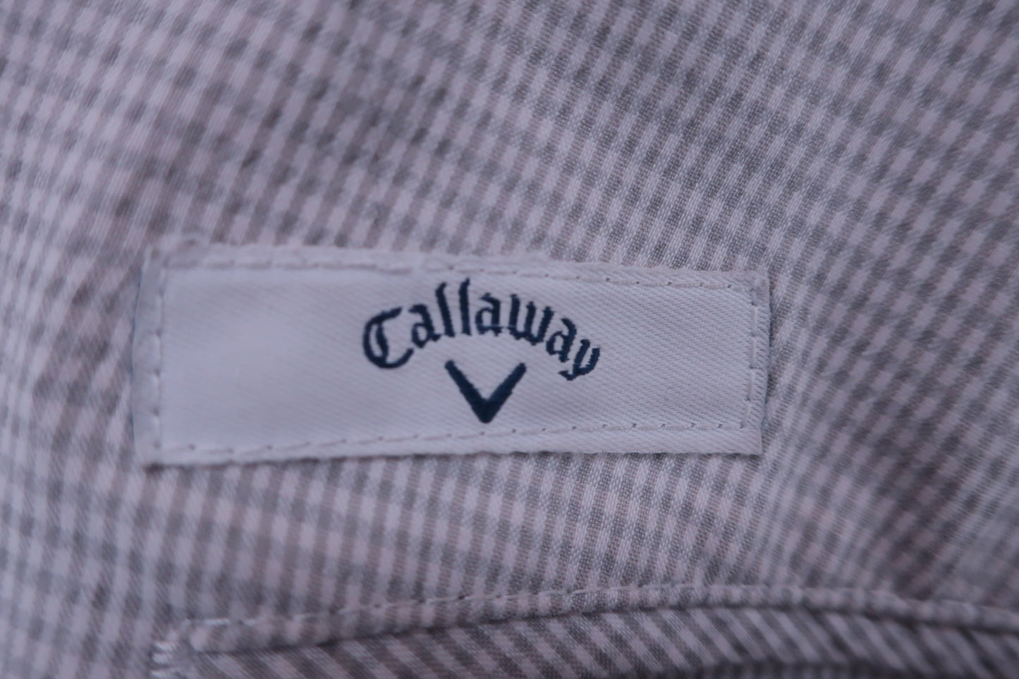 Callaway(キャロウェイ) パンツ 白ベージュチェック メンズ M B-6