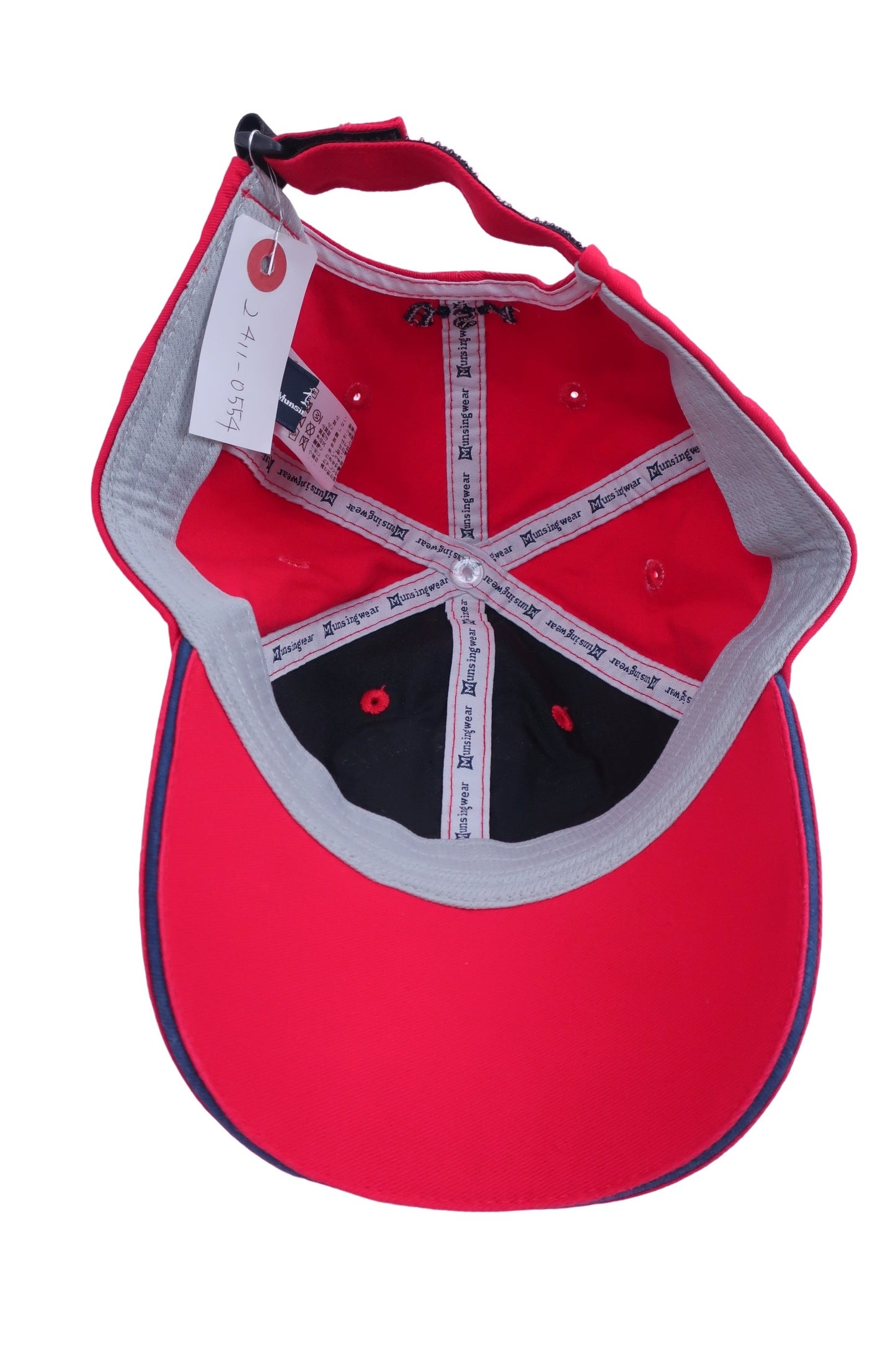 Munsingwear(マンシングウェア) キャップ 赤 メンズ フリーサイズ A-6