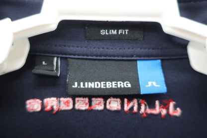 J.LINDEBERG(ジェイ リンドバーグ) ポロシャツ ネイビー メンズ L A-2