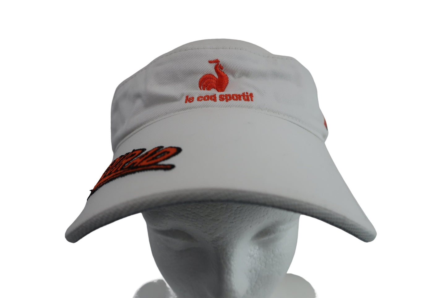 le coq sportif(ルコックスポルティフ) サンバイザー 白 メンズ フリーサイズ A-1